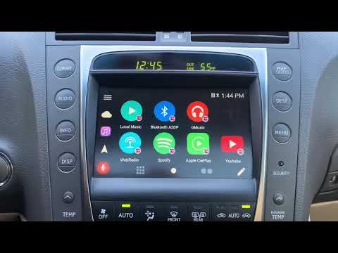 2008 Lexus GS350 infotainment upgrade with the GROM VLine2