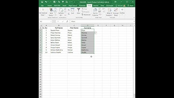 How to use Auto Fill, Flash Fill & Concatenate in Excel #excelbasics #officeskills #autofill