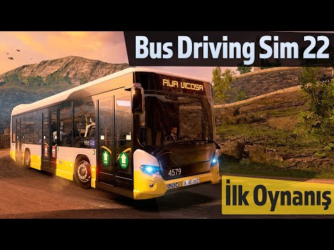 Bus Driving Sim 22 - İlk Oynanış DÜŞTÜĞÜMÜZ HALE BAK