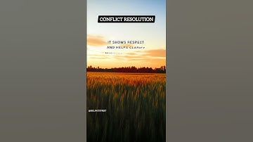 Quick Tips for Perfect Conflict Resolution!🕊️ #ConflictResolution #shortsfeed #facts #viral