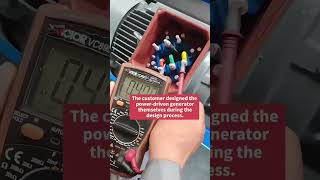 Power drive permanent magnet generator installation and testing in progress#Permanent magnet