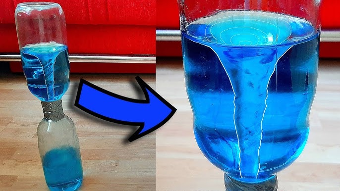 Create Vortex inside of a Bottle - Amazing Science Experiment! 
