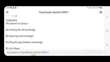 NET/SET PAPER 1 QUESTION ANSWER