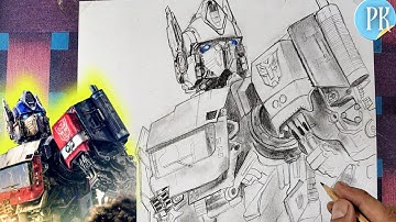 How to draw [ OPTIMUS PRIME ] Transfomers :Rise of the Beasts /Easy