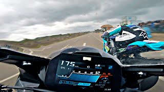 BMW S1000RR VS ZX10R | FULL ROAD RACE in Frohburg