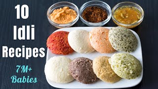 10 Idli Recipes for 7M+ Babies | How to Introduce Idli to Babies | Probiotic | Baby Breakfast Dinner