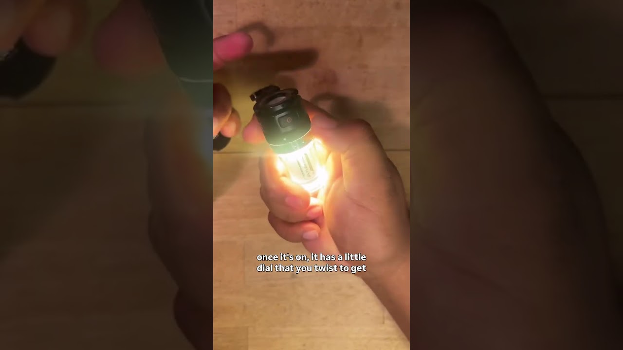 ライト・ランタン TELO campholic FROMSCRATCH SAIBORG new camping light unlocked 😅 as I continue the dangle light