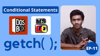 getch () - Turbo C++ | C Programming for Beginners  Ep - 11 | Tamil | code io