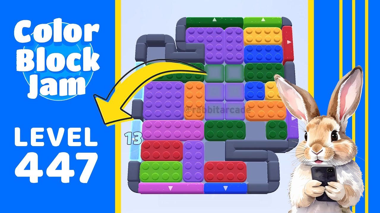Color Block Jam Level 447 Solution Walkthrough - YouTube