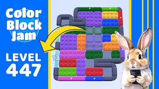Color Block Jam Level 447 Solution Walkthrough