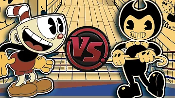 BENDY vs CUPHEAD: MUSIC VIDEO | (Cuphead vs Bendy and The Ink Machine Song) | CARTOON RAP ATTACK
