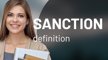 Sanction | meaning of SANCTION