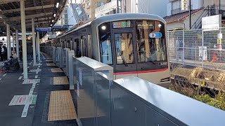 東急目黒線5080系5187F各駅停車西高島平行き西谷駅発車(2023/4/10)