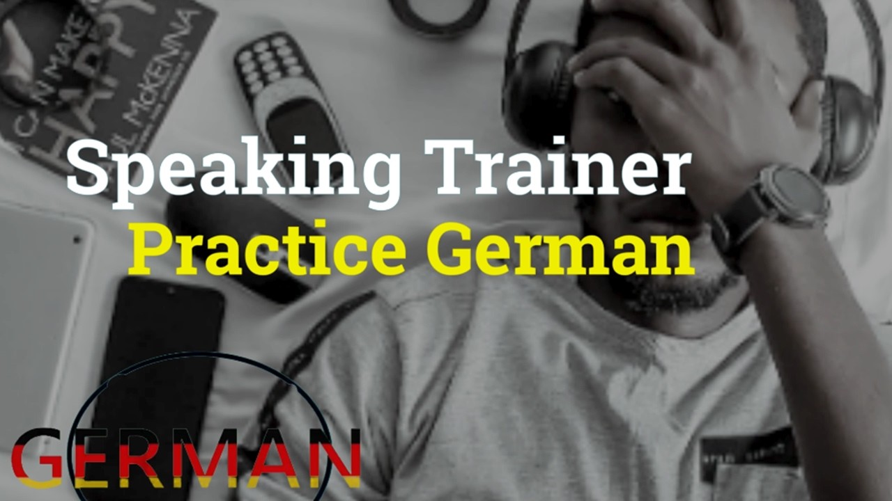 German Speaking Trainer | German Shadowing Speaking Practice - YouTube