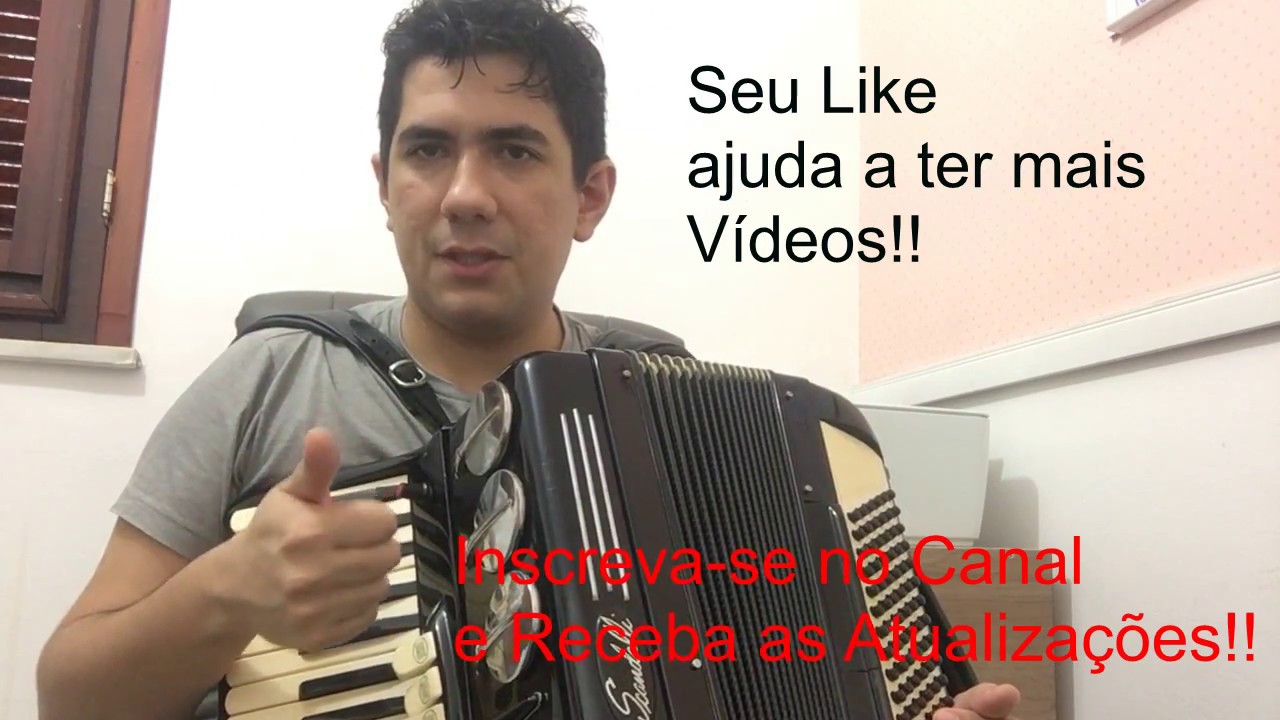 Vídeo Aula Acordeon(Sanfona) #11 Maykon Lopes