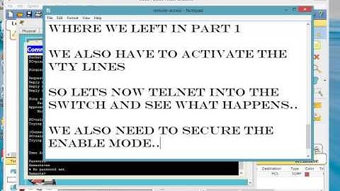 configuring a switch for remote access part-2