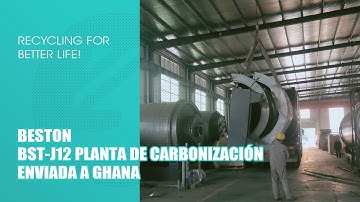 Máquina de Hacer Carbón Vegetal BST-J12 a Ghana - Beston Group