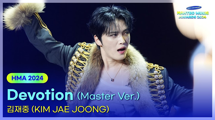 김재중(KIM JAE JOONG)  - Devotion (Master Ver.) | 32주년 한터뮤직어워즈 2024