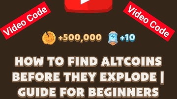 HOW TO FIND ALTCOINS BEFORE THEY EXPLODE | GUIDE FOR BEGINNERS Video code | memfi YouTube Video code