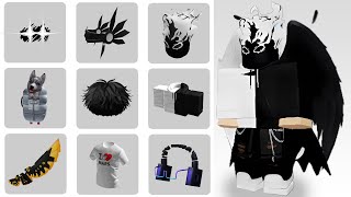 20 THE BEST BLACK AND WHITE FREE ITEMS ROBLOX 2023