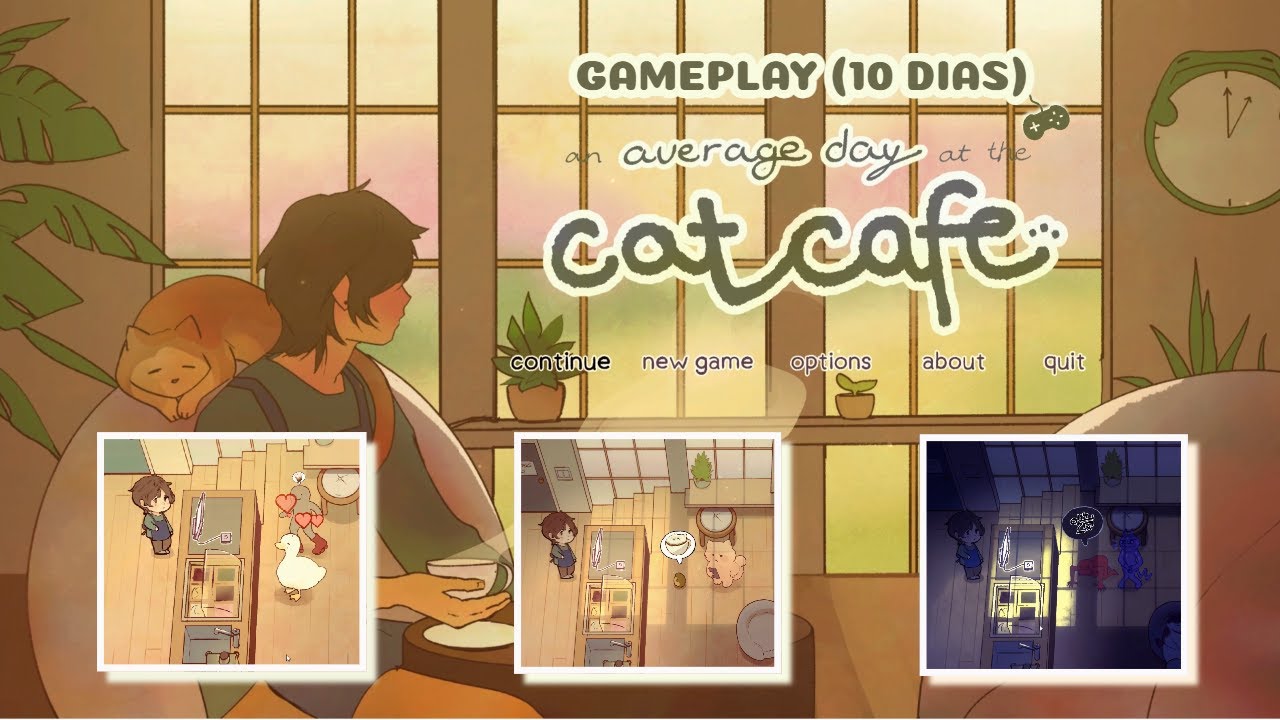 An Average Day At The Cat Cafe | Gameplay (10 dias) - YouTube
