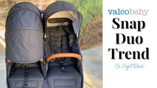 Valco Baby | Snap Duo Trend I Night Black Tailormade Fabric