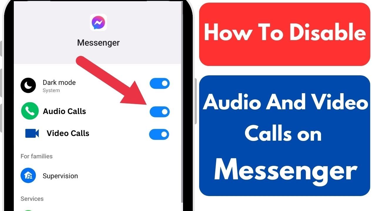 How To Disable Audio And Video Calls on Messenger - YouTube