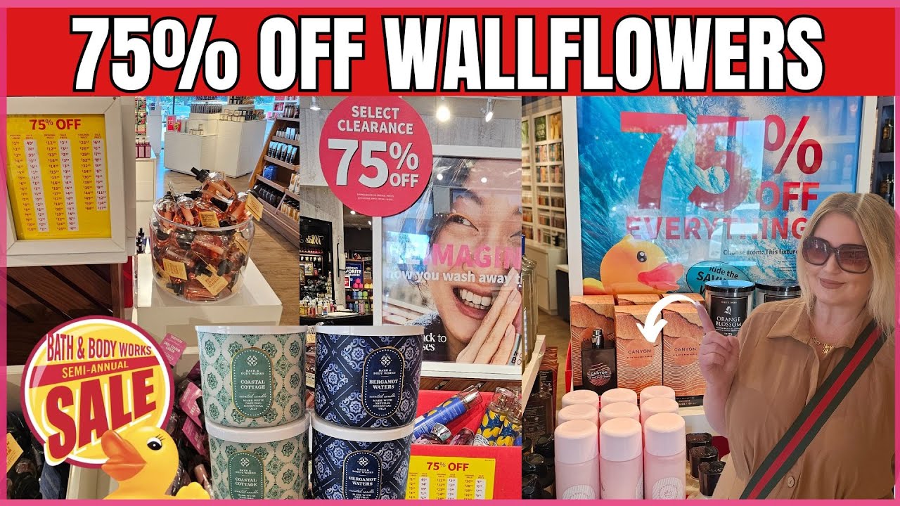 75% OFF WALLFLOWERS & MORE at Bath & Body Works | NEW FALL CANDLES 