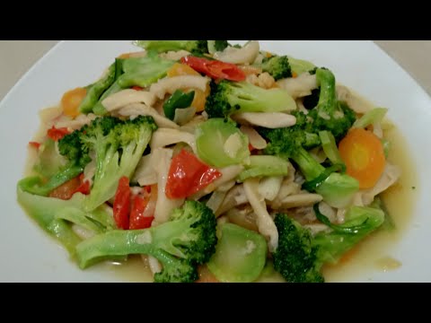 Masak Brokoli Jamur