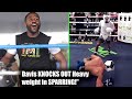 Floyd Mayweather SHOCKED After Gervonta Davis KNOCKS OUT Heavyweight in SPARRING!