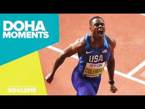 Coleman wins the 100m | World Athletics Championships 2019 | Doha Moments