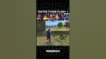 FASTER THAN FLASH TRICK IN FREEFIRE