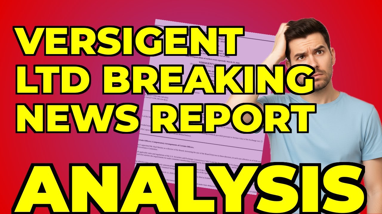 Versigent Log My Insight on Versigent's Spin-Off & New Chairman - YouTube