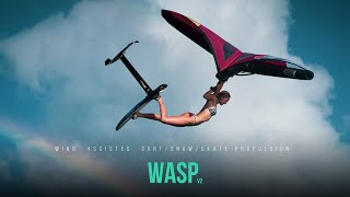 Ozone Wasp V2 - Wing Assisted Snow/Skate/Surf Propulsion