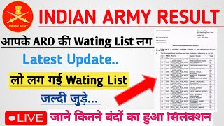 Indian Army Agniveer Wating List जारी.. | Army Wating List 2023 | Agniveer Result 2023 | Army Result