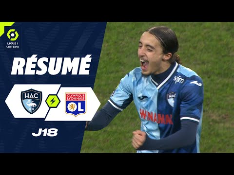 HAVRE AC - OLYMPIQUE LYONNAIS (3 - 1) - Résumé - (HAC - OL) / 2023-2024