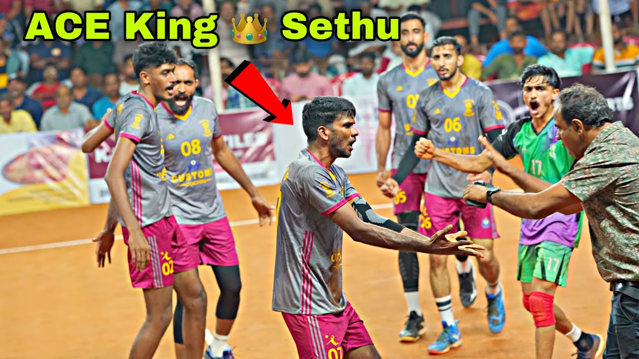 ACE King 👑 Sethu 🔥 BPCL Vs Customs | Final Set | Thodupuzha - 2024