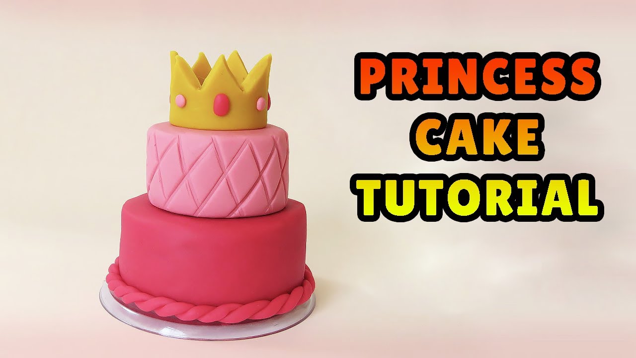 🔴DIY How to make Miniature PRINCESS CAKE - Easy Polymer Clay , Fondant ...