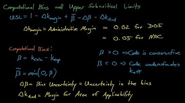 NE499/515 - Lecture 14: Introduction to Code Validation and Upper Subcritical Limits