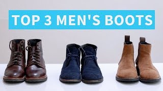 3 Best Types of Boots for Men | Work Boots, Chukkas and Chelsea Boots