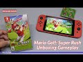 Mario Golf Super Rush Unboxing Gameplay