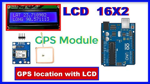 Arduino GPS  module with LCD and get GPS location.