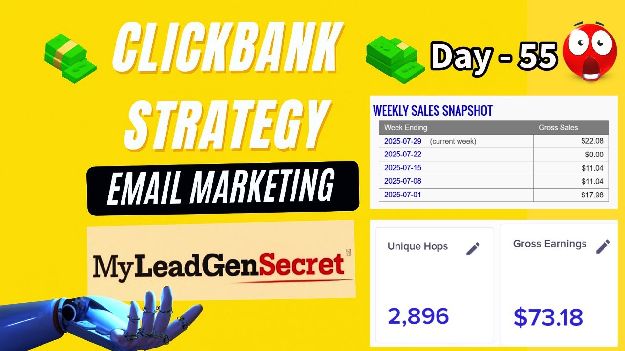 Clickbank Email Marketing Case Study - Day 55 | Hindi Tutorial - YouTube