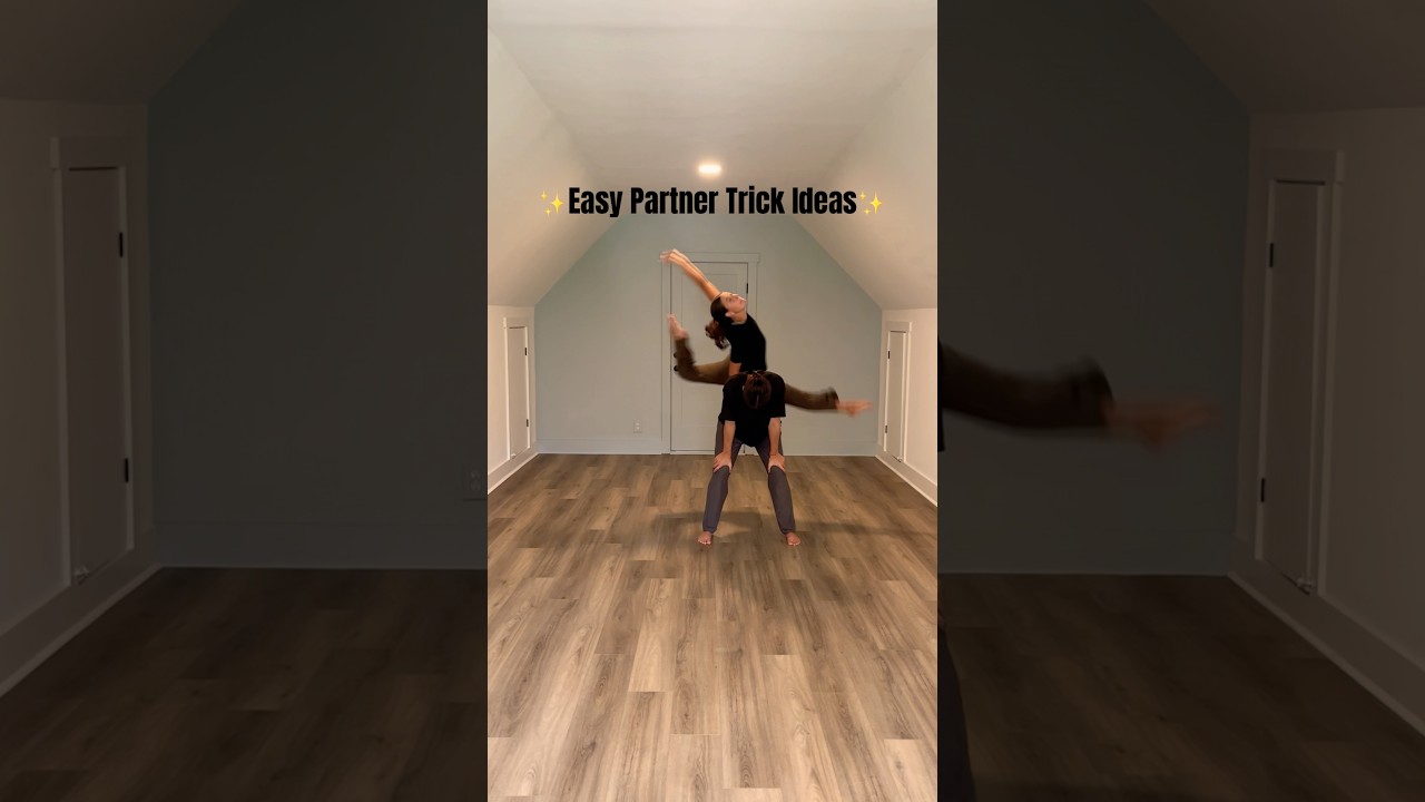 Easy partner trick ideas to try with a friend! 