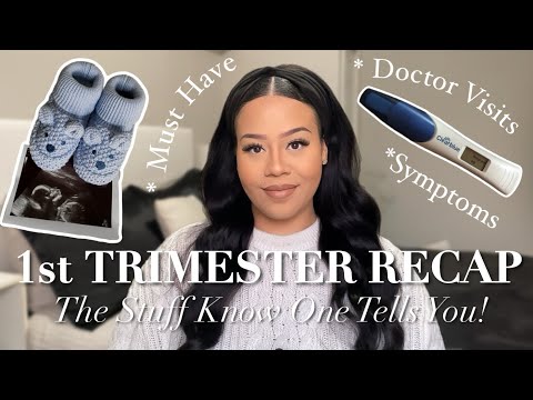 FIRST TRIMESTER PREGNANCY RECAP! | Symptoms, Midsize Bump Shot! + Things I DIDN'T EXPECT!