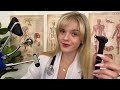 Asmr 1h annual doctor checkup  ear cleaning eye exam sensory test scalp check etc