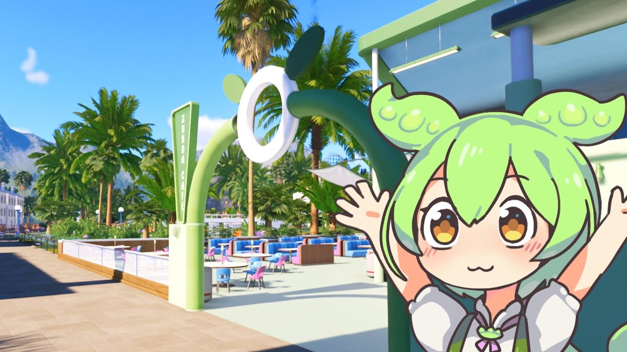 Planet Coaster 2] Let's build Zunda Land in Shikokugrad! #23