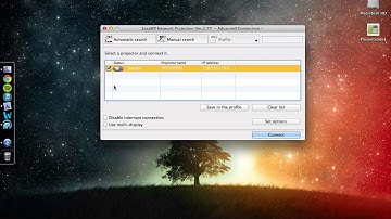 Connecting to the Epson Projectors using Easy MP at Gustavus