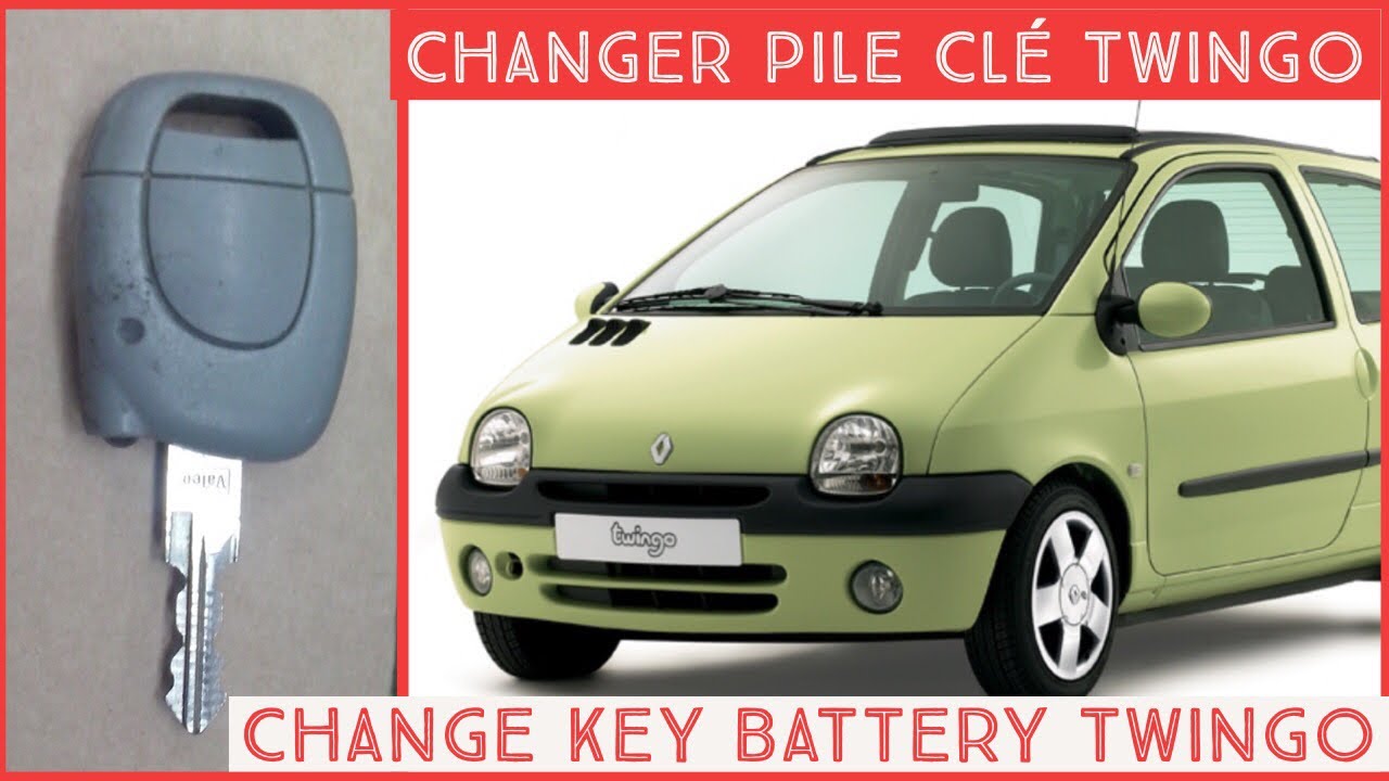 Changement Pile Cle Twingo 1