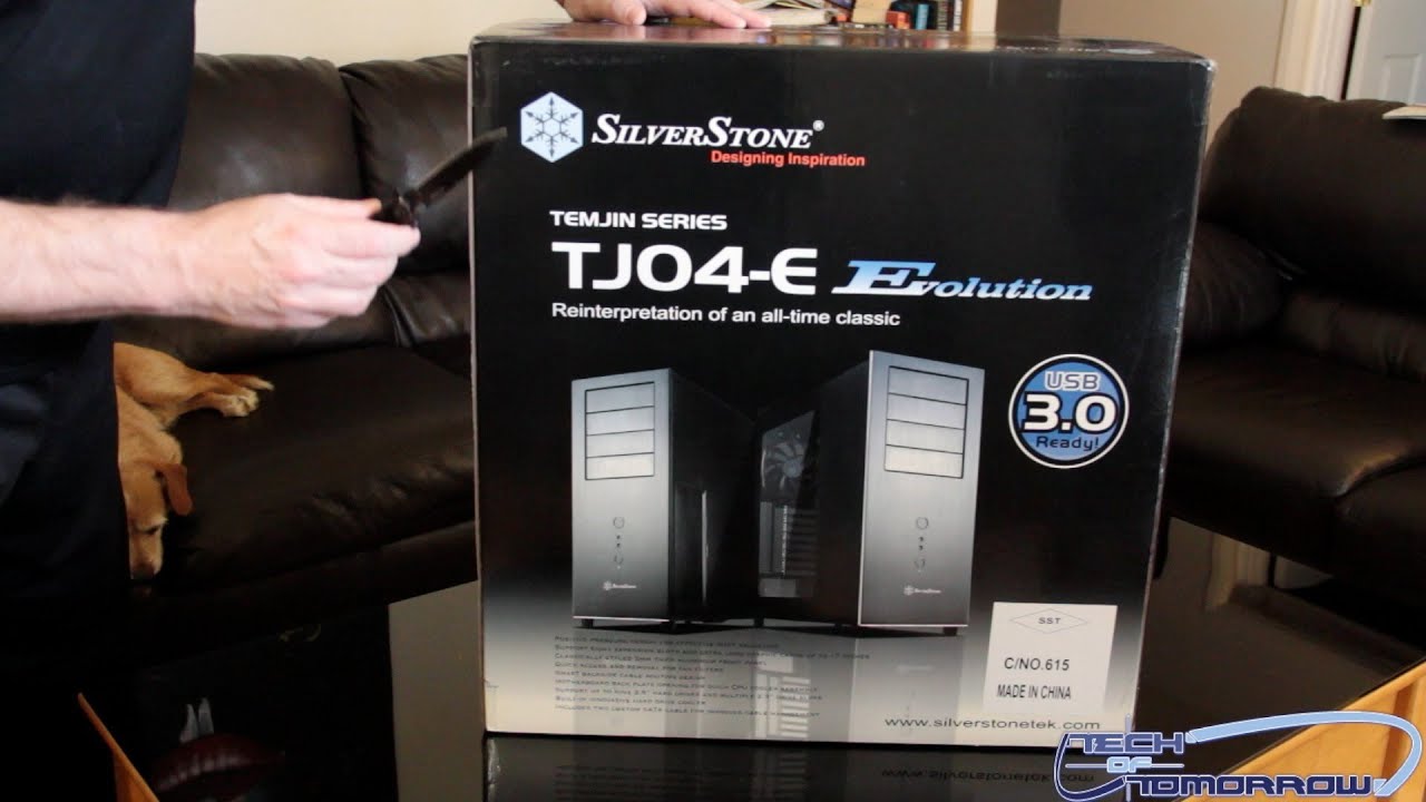 SilverStone Temjin Series TJ04-E Evolution Case Unboxing and Hands
